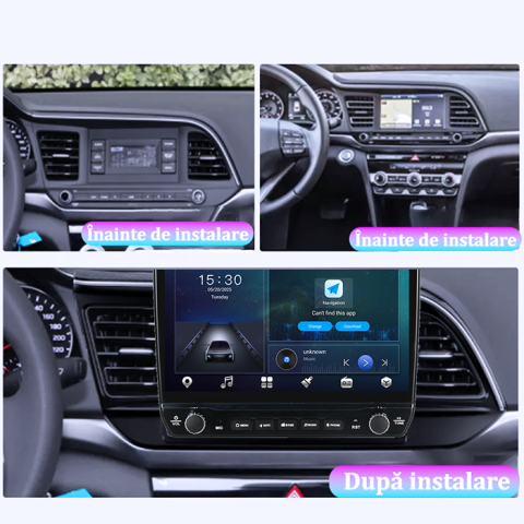 Navigatie dedicata Hyundai Elantra 2016-2020 Tesla cu butoane rotative model 2024, 4GB RAM 64GB ROM, Procesor Quadcore, Android 14, Display QLED 10", DSP, Carplay&Android Auto [5]