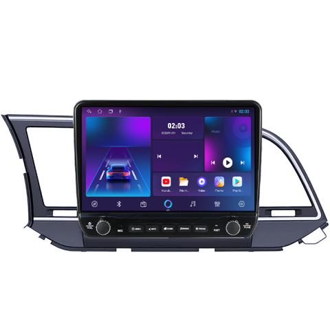 Navigatie dedicata Hyundai Elantra 2016-2020 Tesla cu butoane rotative model 2024, 4GB RAM 64GB ROM, Procesor Quadcore, Android 14, Display QLED 10", DSP, Carplay&Android Auto [3]