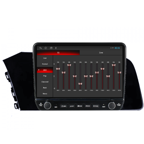 Navigatie dedicata Hyundai Elantra 2021 Tesla cu butoane rotative model 2024, 4GB RAM 64GB ROM, Procesor Quadcore, Android 14, Display QLED 10", DSP, Carplay&Android Auto [6]