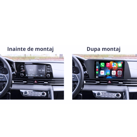 Navigatie dedicata Hyundai Elantra 2021, 4GB RAM 64GB ROM, Procesor Qualcomm Octacore, Android 14, Rezolutie 2K, Display QLED 9", DSP, Carplay&Android Auto, SIM 4G [6]