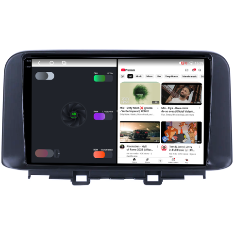Navigatie dedicata Hyundai Encino 2018-2020, 4GB RAM 64GB ROM, Procesor Qualcomm Octacore, Android 14, Rezolutie 2K, Display QLED 9", DSP, Carplay&Android Auto, SIM 4G [2]