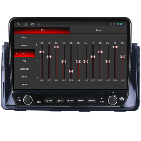 Navigatie dedicata Hyundai H350 Tesla cu butoane rotative model 2024, 4GB RAM 64GB ROM, Procesor Quadcore, Android 14, Display QLED 10", DSP, Carplay&Android Auto [2]