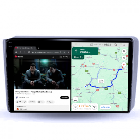 Navigatie dedicata Hyundai Getz 2004-2006, 4GB RAM 64GB ROM, Quad Core, Display 9" QLED 1K, Carplay, Android 14, Bluetooth, Magazin Play, Suport Camere AHD [3]