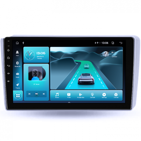 Navigatie dedicata Hyundai Getz 2004-2006, 8GB RAM 128GB ROM, Octacore, Platforma TS18, Android 13, Display QLED 9”, Suporta camera 360º, DSP, Carplay&Android Auto, SIM 4G, Ventilator Activ [2]