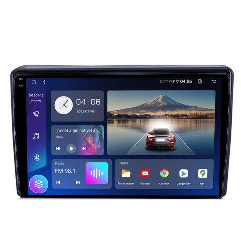 Navigatie dedicata Hyundai H1 2007-2015, 4GB RAM 64GB ROM, Quad Core, Display 9" QLED 1K, Carplay, Android 14, Bluetooth, Magazin Play, Suport Camere AHD [3]