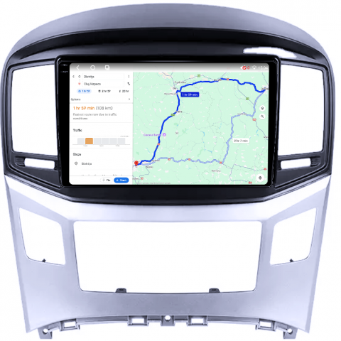 Navigatie dedicata Hyundai H1 2017-2018, 4GB RAM 64GB ROM, Octacore, Android 14, Display QLED 1K 9", Carplay&Android Auto, SIM 4G, Ventilator Activ [3]