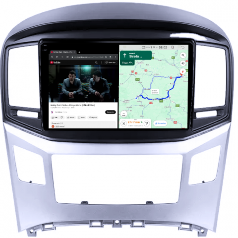 Navigatie dedicata Hyundai H1 2017-2018, 4GB RAM 64GB ROM, Quad Core, Display 9" QLED 1K, Carplay, Android 14, Bluetooth, Magazin Play, Suport Camere AHD [6]