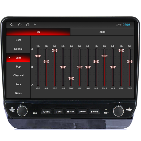 Navigatie dedicata Hyundai H1 2019 Tesla cu butoane rotative model 2024, 4GB RAM 64GB ROM, Procesor Quadcore, Android 14, Display QLED 10", DSP, Carplay&Android Auto [1]