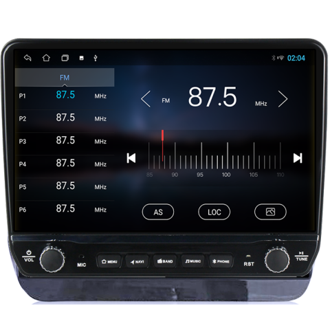 Navigatie dedicata Hyundai H1 2019 Tesla cu butoane rotative model 2024, 4GB RAM 64GB ROM, Procesor Quadcore, Android 14, Display QLED 10", DSP, Carplay&Android Auto [2]