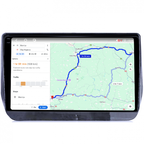 Navigatie dedicata Hyundai H1 2019, 4GB RAM 64GB ROM, Octacore, Android 14, Display QLED 1K 9", Carplay&Android Auto, SIM 4G, Ventilator Activ [3]