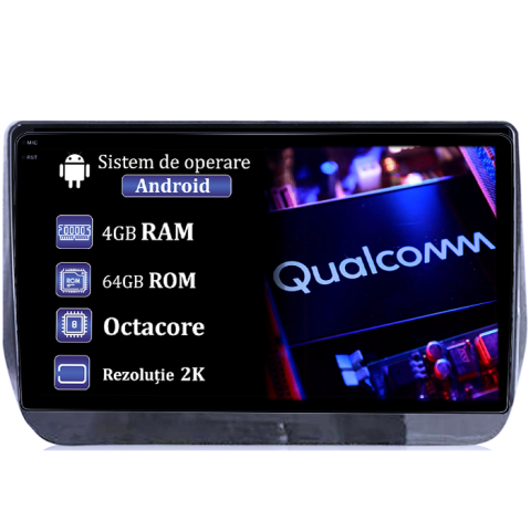 H1 2019 - Navigatie dedicata Hyundai H1 2019, 4GB RAM 64GB ROM, Procesor Qualcomm Octacore, Android 14, Rezolutie 2K, Display QLED 9", DSP, Carplay&Android Auto, SIM 4G