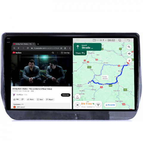 Navigatie dedicata Hyundai H1 2019, 4GB RAM 64GB ROM, Quad Core, Display 9" QLED 1K, Carplay, Android 14, Bluetooth, Magazin Play, Suport Camere AHD [3]