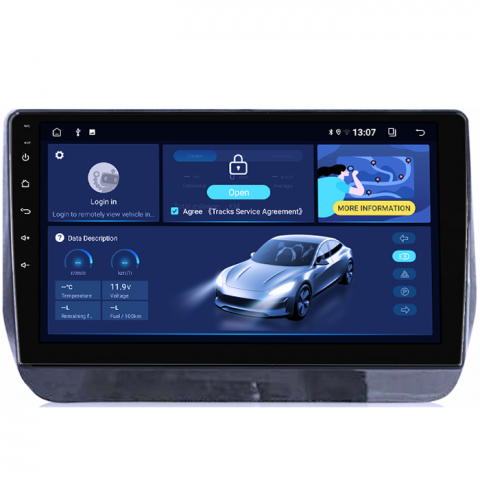 Navigatie dedicata Hyundai H1 2019, 8GB RAM 128GB ROM, Octacore, Platforma TS18, Android 13, Display QLED 9”, Suporta camera 360º, DSP, Carplay&Android Auto, SIM 4G, Ventilator Activ [1]
