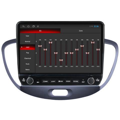 Navigatie dedicata Hyundai i10 2007-2013 Tesla cu butoane rotative model 2024, 4GB RAM 64GB ROM, Procesor Quadcore, Android 14, Display QLED 10", DSP, Carplay&Android Auto [1]