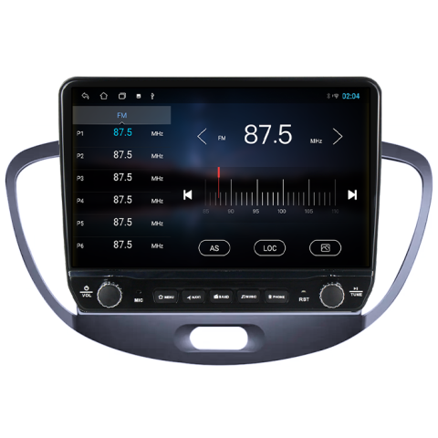 Navigatie dedicata Hyundai i10 2007-2013 Tesla cu butoane rotative model 2024, 4GB RAM 64GB ROM, Procesor Quadcore, Android 14, Display QLED 10", DSP, Carplay&Android Auto [2]