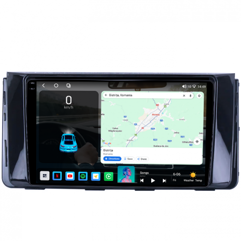 Navigatie dedicata Hyundai H350 2015+, 4GB RAM 64GB ROM, Octacore, Android 14, Display QLED 1K 9", Carplay&Android Auto, SIM 4G, Ventilator Activ [1]
