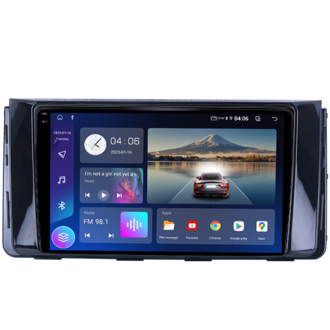 Navigatie dedicata Hyundai H350, 4GB RAM 64GB ROM, Procesor Qualcomm Octacore, Android 14, Rezolutie 2K, Display QLED 9", DSP, Carplay&Android Auto, SIM 4G [1]