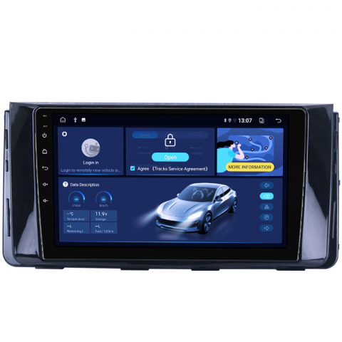 Navigatie dedicata Hyundai H350, 8GB RAM 128GB ROM, Octacore, Platforma TS18, Android 13, Display QLED 9”, Suporta camera 360º, DSP, Carplay&Android Auto, SIM 4G, Ventilator Activ [1]