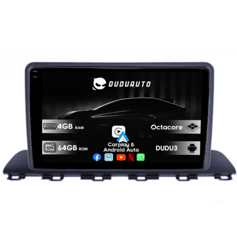 Navigatii Dedicate - Navigatie dedicata Hyundai HB20 2021, DUDU3, 4GB RAM 64GB ROM, Octacore, Platforma 8581, Android, Display QLED 9", DSP, Carplay&AndroidAuto