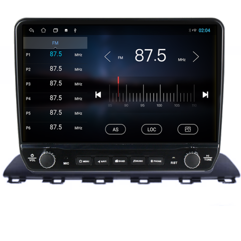 Navigatie dedicata Hyundai HB20 2021 Tesla cu butoane rotative model 2024, 4GB RAM 64GB ROM, Procesor Quadcore, Android 14, Display QLED 10", DSP, Carplay&Android Auto [2]