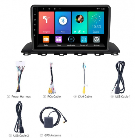 Navigatie dedicata Hyundai HB20 2021, 4GB RAM 32GB ROM, Octacore, Android 14, Display QLED 1K 9", DSP, Carplay&Android Auto, SIM 4G, Bluetooth, Ventilator Activ [4]