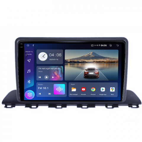 Navigatie dedicata Hyundai HB20 2021, 4GB RAM 64GB ROM, Quadcore, Android 14, Display QLED 1K, 9", DSP, Carplay&Android Auto, Suport camere AHD [1]