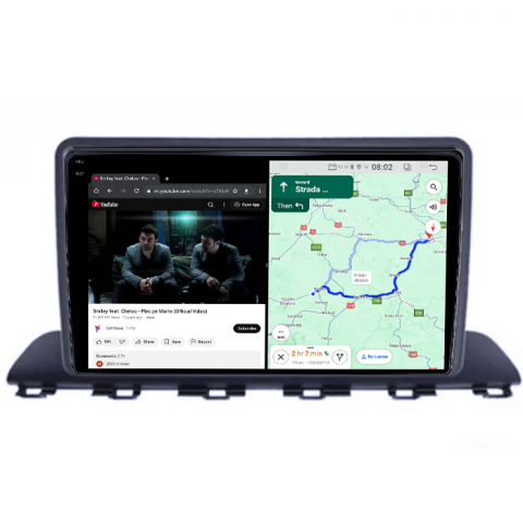 Navigatie dedicata Hyundai HB20 2021, 4GB RAM 64GB ROM, Quadcore, Android 14, Display QLED 1K, 9", DSP, Carplay&Android Auto, Suport camere AHD [3]