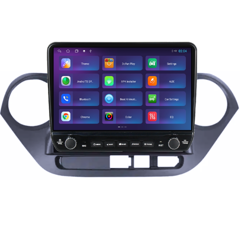 Navigatie dedicata Hyundai I10 2014-2017 Tesla cu butoane rotative model 2024, 4GB RAM 64GB ROM, Procesor Quadcore, Android 14, Display QLED 10", DSP, Carplay&Android Auto [2]
