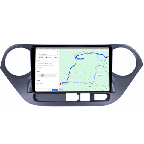 Navigatie dedicata Hyundai i10 2014-2017, 4GB RAM 64GB ROM, Procesor Qualcomm Octacore, Android 14, Rezolutie 2K, Display QLED 10", DSP, Carplay&Android Auto, SIM 4G [4]