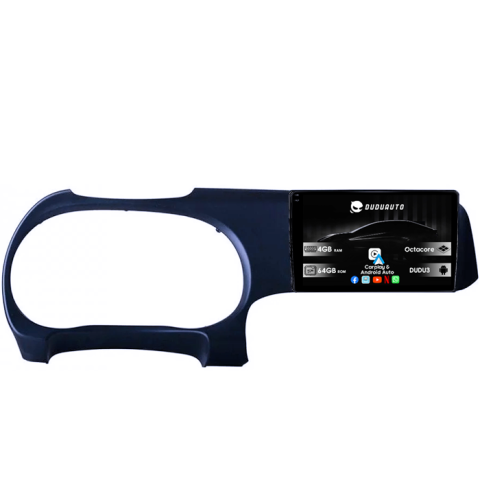 Navigatii Dedicate - Navigatie dedicata Hyundai I10 2019, DUDU3, 4GB RAM 64GB ROM, Octacore, Platforma 8581, Android, Display QLED 9", DSP, Carplay&AndroidAuto