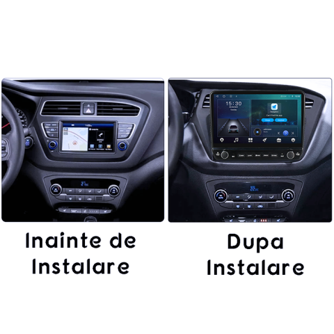 Navigatie dedicata Hyundai I20 2015-2017 Tesla cu butoane rotative model 2024, 4GB RAM 64GB ROM, Procesor Quadcore, Android 14, Display QLED 10", DSP, Carplay&Android Auto [5]