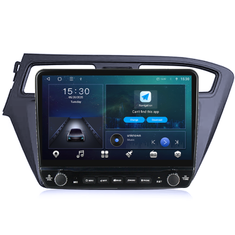 Navigatie dedicata Hyundai I20 2015-2017 Tesla cu butoane rotative model 2024, 4GB RAM 64GB ROM, Procesor Quadcore, Android 14, Display QLED 10", DSP, Carplay&Android Auto [6]