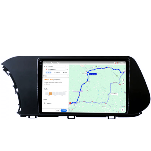 Navigatie dedicata Hyundai i20 2021, 4GB RAM 64GB ROM, Procesor Qualcomm Octacore, Android 14, Rezolutie 2K, Display QLED 9", DSP, Carplay&Android Auto, SIM 4G [5]