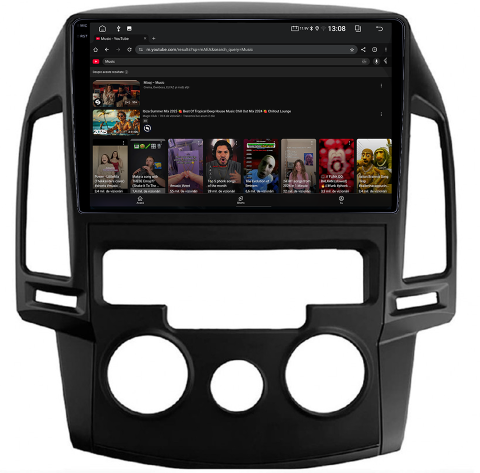 Navigatie dedicata Hyundai i30 2007-2012, clima manuala,, 4GB RAM 64GB ROM, Quad Core, Display 9" QLED 1K, Carplay, Android 14, Bluetooth, Magazin Play, Suport Camere AHD [1]