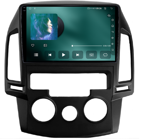 Navigatie dedicata Hyundai i30 2007-2012, clima manuala, 8GB RAM 128GB ROM, Octacore, Platforma TS18, Android 14, Display QLED 9", Suporta camera 360", DSP, Carplay&Android Auto, SIM 4G, Ventilator Ac [9]