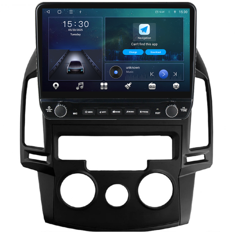 Navigatie dedicata Hyundai I30 2007-2016, clima manuala, Tesla cu butoane rotative model 2024, 4GB RAM 64GB ROM, Procesor Quadcore, Android 14, Display QLED 10", DSP, Carplay&Android Auto [4]