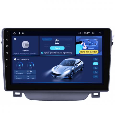 Navigatie dedicata Hyundai I30 2011-2015, 8GB RAM 128GB ROM, Octacore, Platforma TS18, Android 13, Display QLED 9”, Suporta camera 360º, DSP, Carplay&Android Auto, SIM 4G, Ventilator Activ [1]