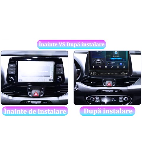 Navigatie dedicata Hyundai I30 2018 Tesla cu butoane rotative model 2024, 4GB RAM 64GB ROM, Procesor Quadcore, Android 14, Display QLED 10", DSP, Carplay&Android Auto [5]