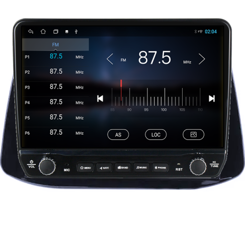 Navigatie dedicata Hyundai I30 2018 Tesla cu butoane rotative model 2024, 4GB RAM 64GB ROM, Procesor Quadcore, Android 14, Display QLED 10", DSP, Carplay&Android Auto [2]