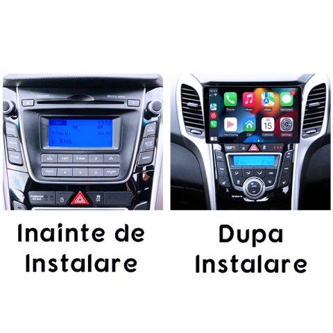 Navigatie dedicata Hyundai I30 2011-2017, 4GB RAM 64GB ROM, Procesor Qualcomm Octacore, Android 14, Rezolutie 2K, Display QLED 9", DSP, Carplay&Android Auto, SIM 4G [5]