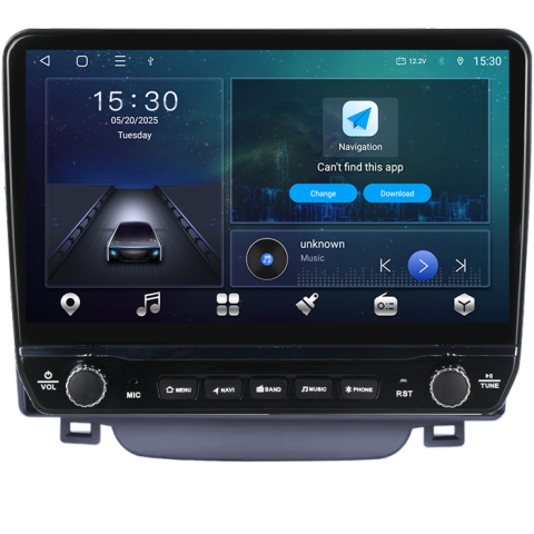 Navigatie dedicata Hyundai I30 2011-2015 Tesla cu butoane rotative model 2024, 4GB RAM 64GB ROM, Procesor Quadcore, Android 14, Display QLED 10", DSP, Carplay&Android Auto [5]