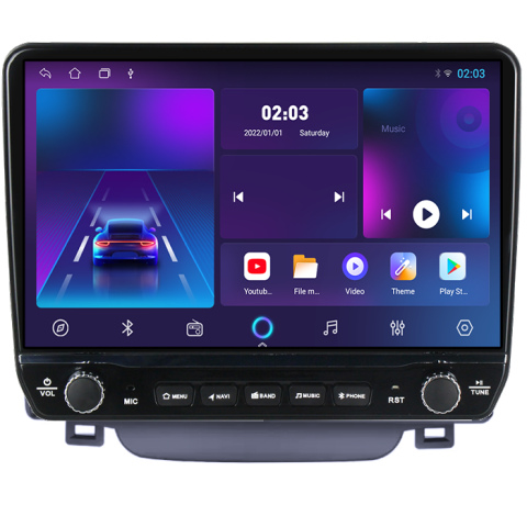 Navigatie dedicata Hyundai I30 2011-2015 Tesla cu butoane rotative model 2024, 4GB RAM 64GB ROM, Procesor Quadcore, Android 14, Display QLED 10", DSP, Carplay&Android Auto [3]