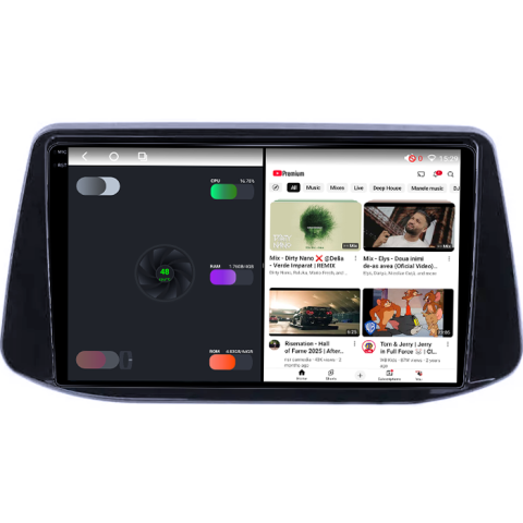 Navigatie dedicata HYUNDAI I30 2018, 4GB RAM 64GB ROM, Procesor Qualcomm Octacore, Android 14, Rezolutie 2K, Display QLED 9", DSP, Carplay&Android Auto, SIM 4G [2]