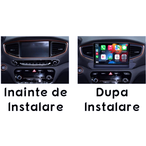Navigatie dedicata Hyundai Ioniq 2016-2020, 4GB RAM 64GB ROM, Procesor Qualcomm Octacore, Android 14, Rezolutie 2K, Display QLED 9", DSP, Carplay&Android Auto, SIM 4G [5]