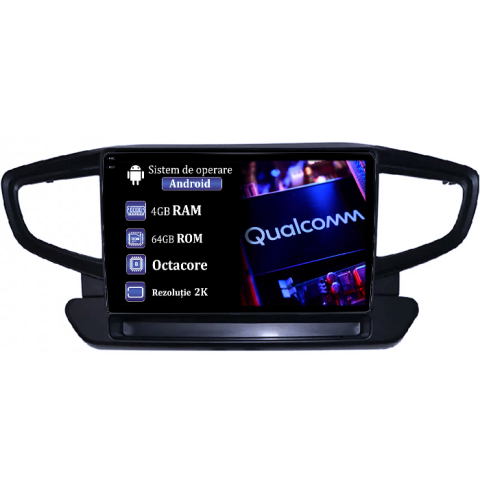 Hyundai Ioniq 2016-2020 - Navigatie dedicata Hyundai Ioniq 2016-2020, 4GB RAM 64GB ROM, Procesor Qualcomm Octacore, Android 14, Rezolutie 2K, Display QLED 9", DSP, Carplay&Android Auto, SIM 4G
