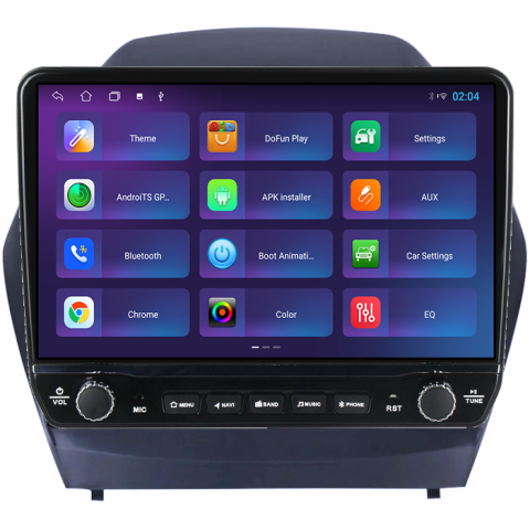 Navigatie dedicata Hyundai IX35 2009-2015 Tesla cu butoane rotative model 2024, 4GB RAM 64GB ROM, Procesor Quadcore, Android 14, Display QLED 10", DSP, Carplay&Android Auto [3]