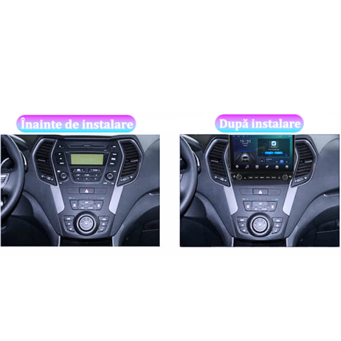 Navigatie dedicata Hyundai Santa Fe IX 45 2012-2017 Tesla cu butoane rotative model 2024, 4GB RAM 64GB ROM, Procesor Quadcore, Android 14, Display QLED 10", DSP, Carplay&Android Auto [3]