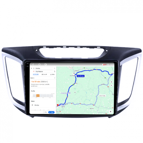 Navigatie dedicata Hyundai IX25 2015-2019, 4GB RAM 64GB ROM, Octacore, Android 14, Display QLED 1K 10", Carplay&Android Auto, SIM 4G, Ventilator Activ [3]