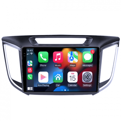Creta / Ix 25 - Navigatie dedicata Hyundai IX25/Creta, 8GB RAM 128GB ROM, Octacore, Platforma 7862, Android 14, Display QLED 9", Suporta camera 360", DSP, Carplay&Android Auto, SIM 4