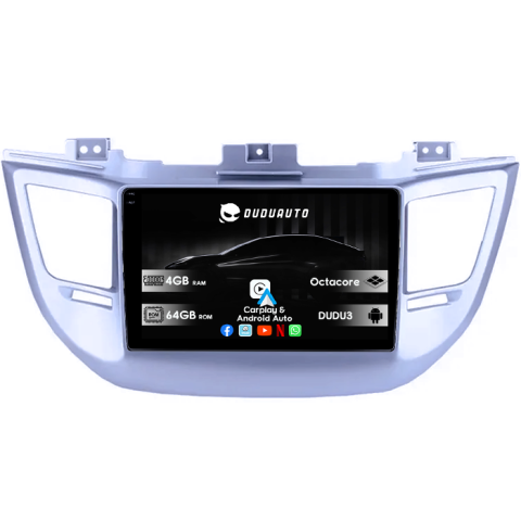 Ix 35 2014-2018 - Navigatie dedicata Hyundai Tucson IX35 2014-2018, DUDU3, 4GB RAM 64GB ROM, Octacore, Platforma 8581, Android, Display QLED 9", DSP, Carplay&AndroidAuto